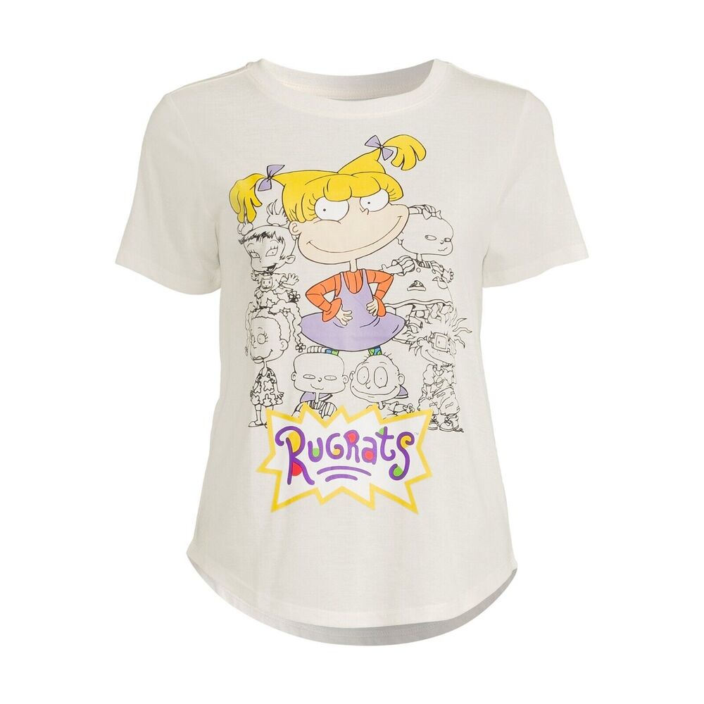 Women's Nickelodeon RUGRATS Ivory T-Shirt Size XS X-Small 1 Brand NEW